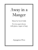 Away in a Manger SA choral sheet music cover